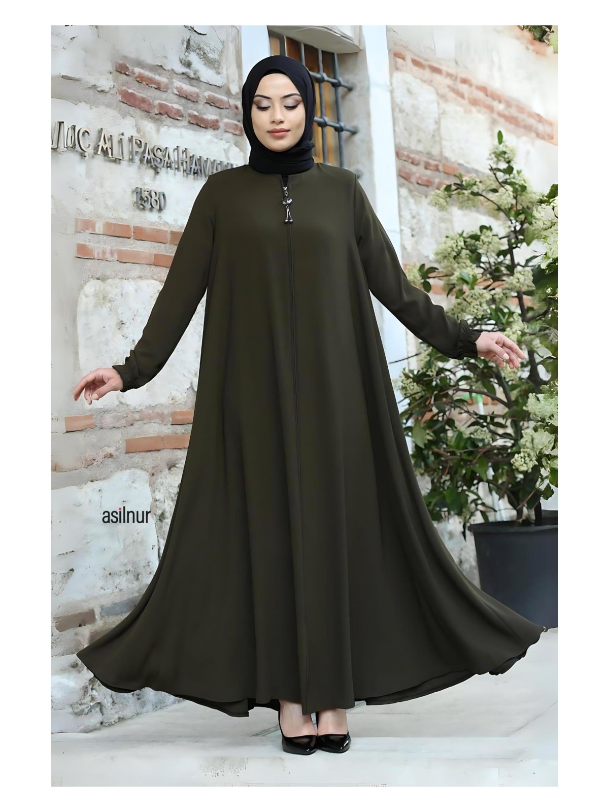 Asilnur Mevlana Ferace Füme - Görsel 10