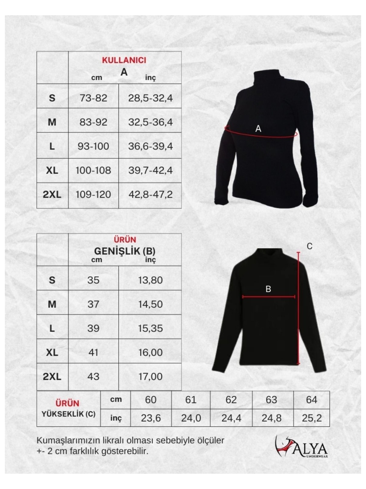 Alya Underwear Kaşkorse Yarım Boğazlı Body Sweatshirt, Lacivert - Görsel 6
