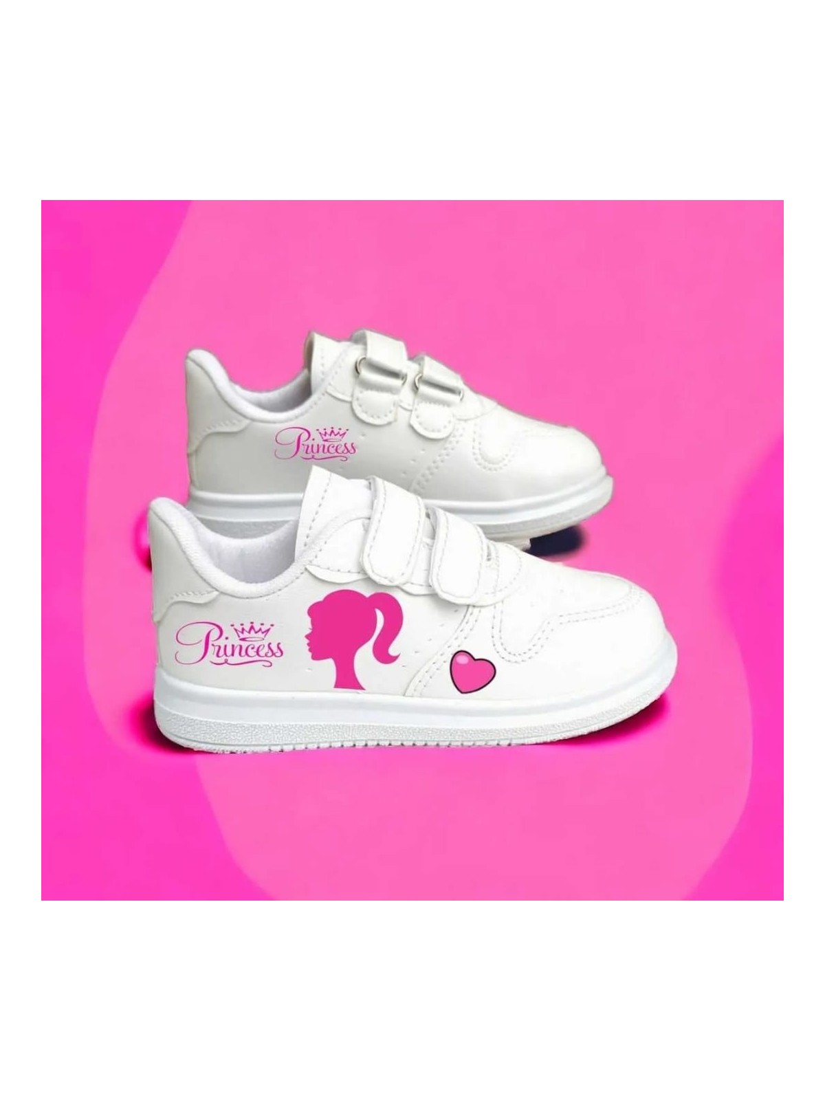 Lias Design Pembe Preses Baskılı Kız Çocuk Spor Ayakkabı Sneaker