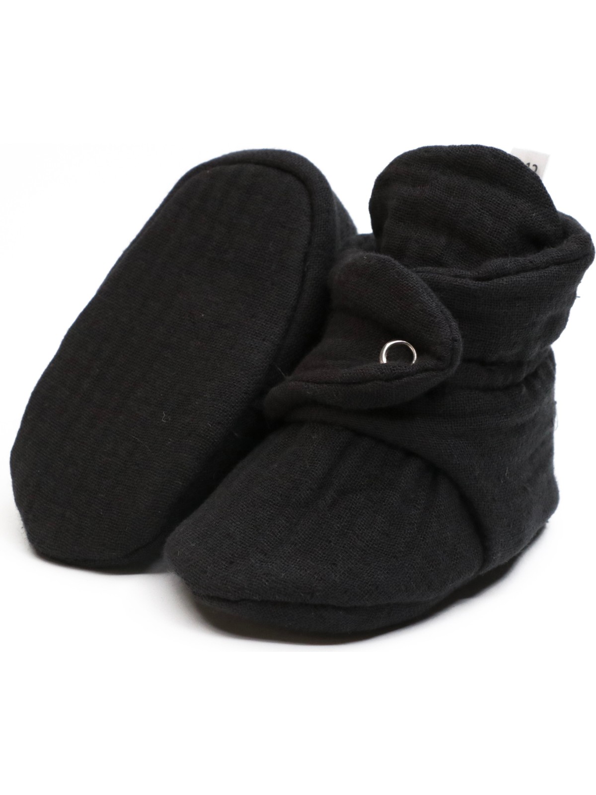 Ella Bonna Müslin Bebek Patiği, Organik Pamuk, Yenidoğan Pandufu, Bej - Görsel 3