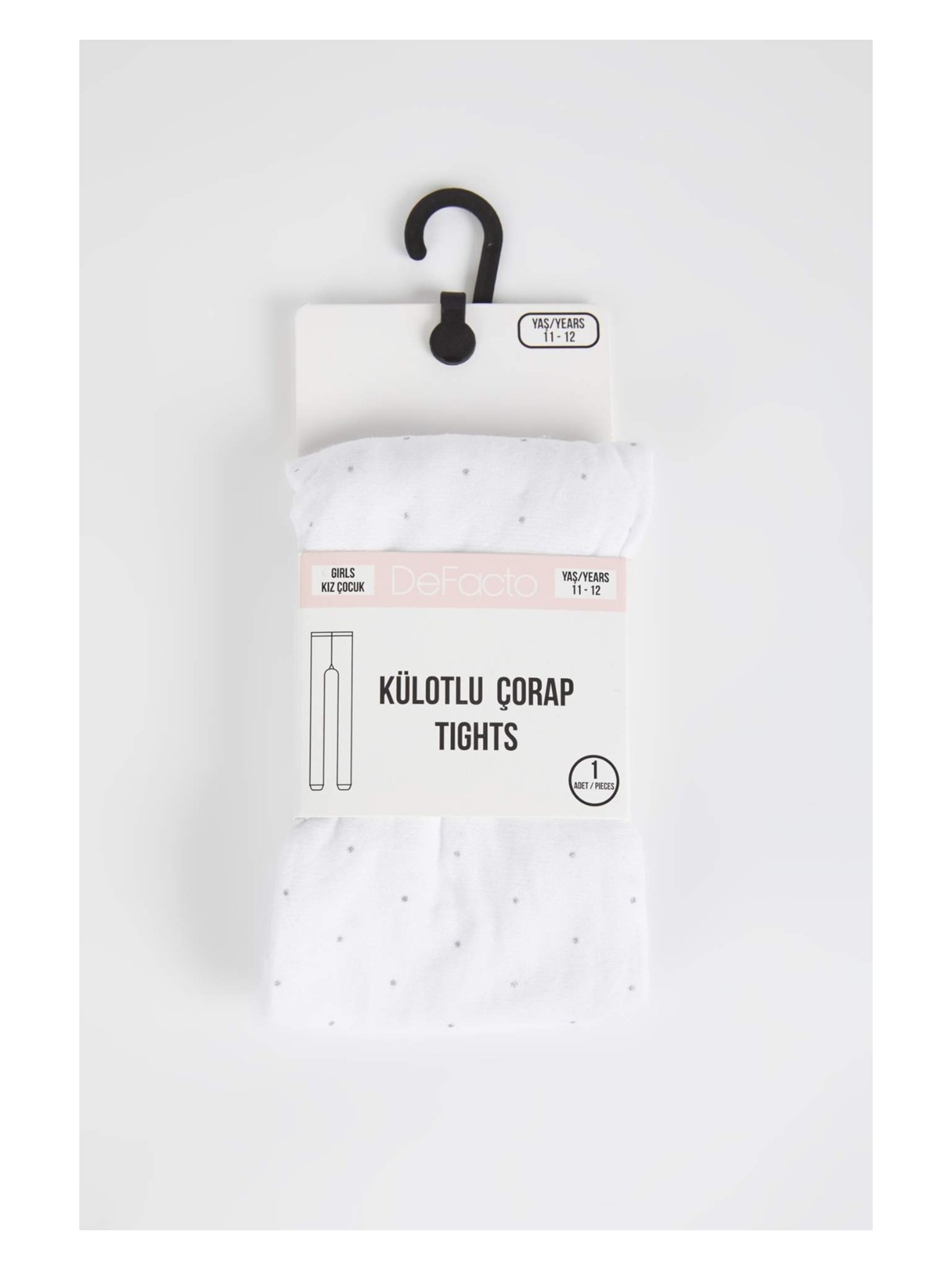 DeFacto Kız Çocuk Muz Külotlu Okul Çorabı X4349A6NS