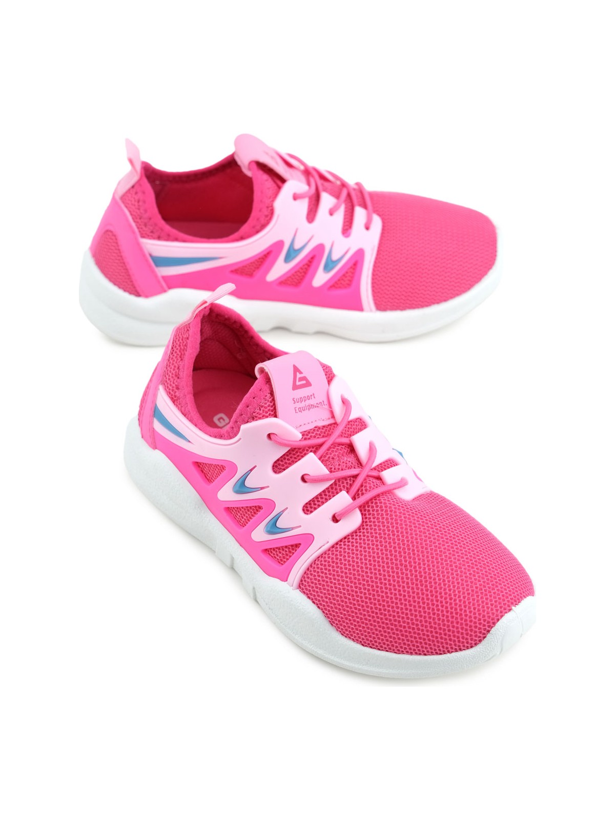 Gezer Gezer Yazlık Lastikli Esnek Rahat Taban Günlük Kız Çocuk Spor Ayakkabı - Görsel 4