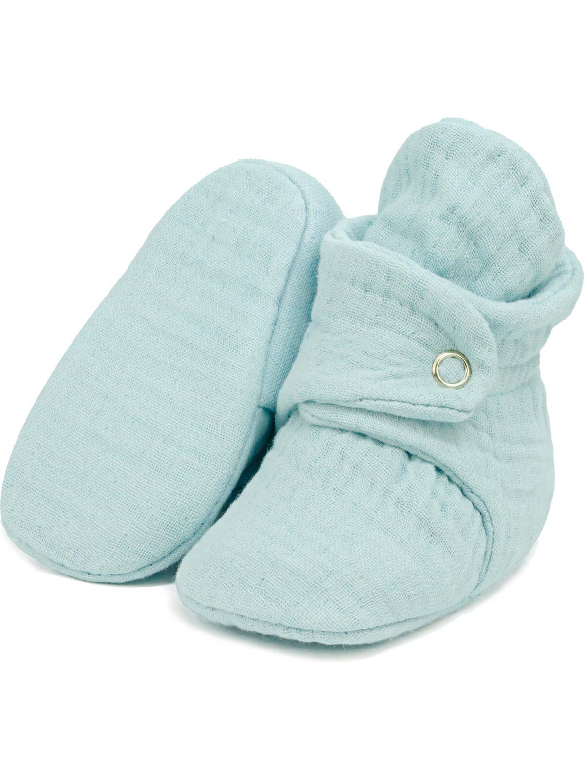 Ella Bonna Müslin Bebek Patiği, Organik Pamuk, Yenidoğan Pandufu, Bej - Görsel 9