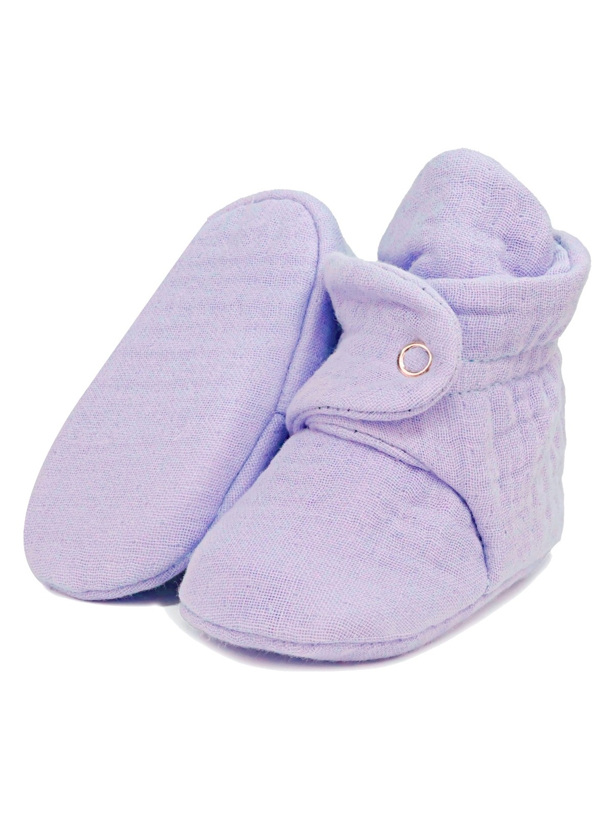 Ella Bonna Müslin Bebek Patiği, Organik Pamuk, Yenidoğan Pandufu, Bej - Görsel 4