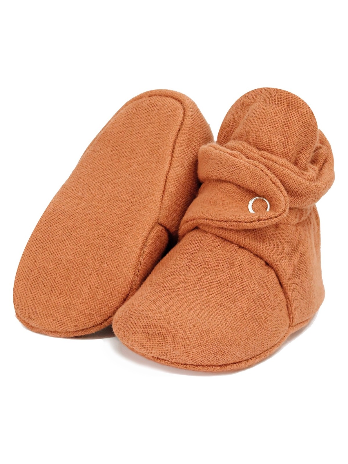 Ella Bonna Müslin Bebek Patiği, Organik Pamuk, Yenidoğan Pandufu, Siyah - Görsel 6