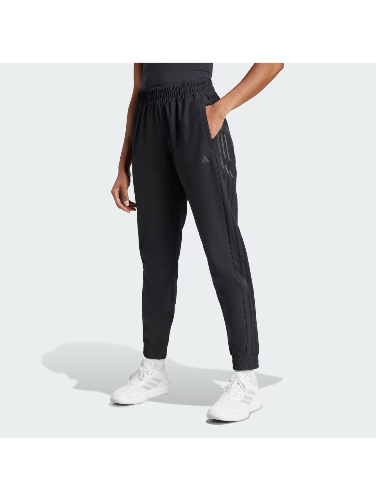 adidas Adidas Performance IK5471 Pacer All Gym 3-Stripes Woven Mid-Rise Pants