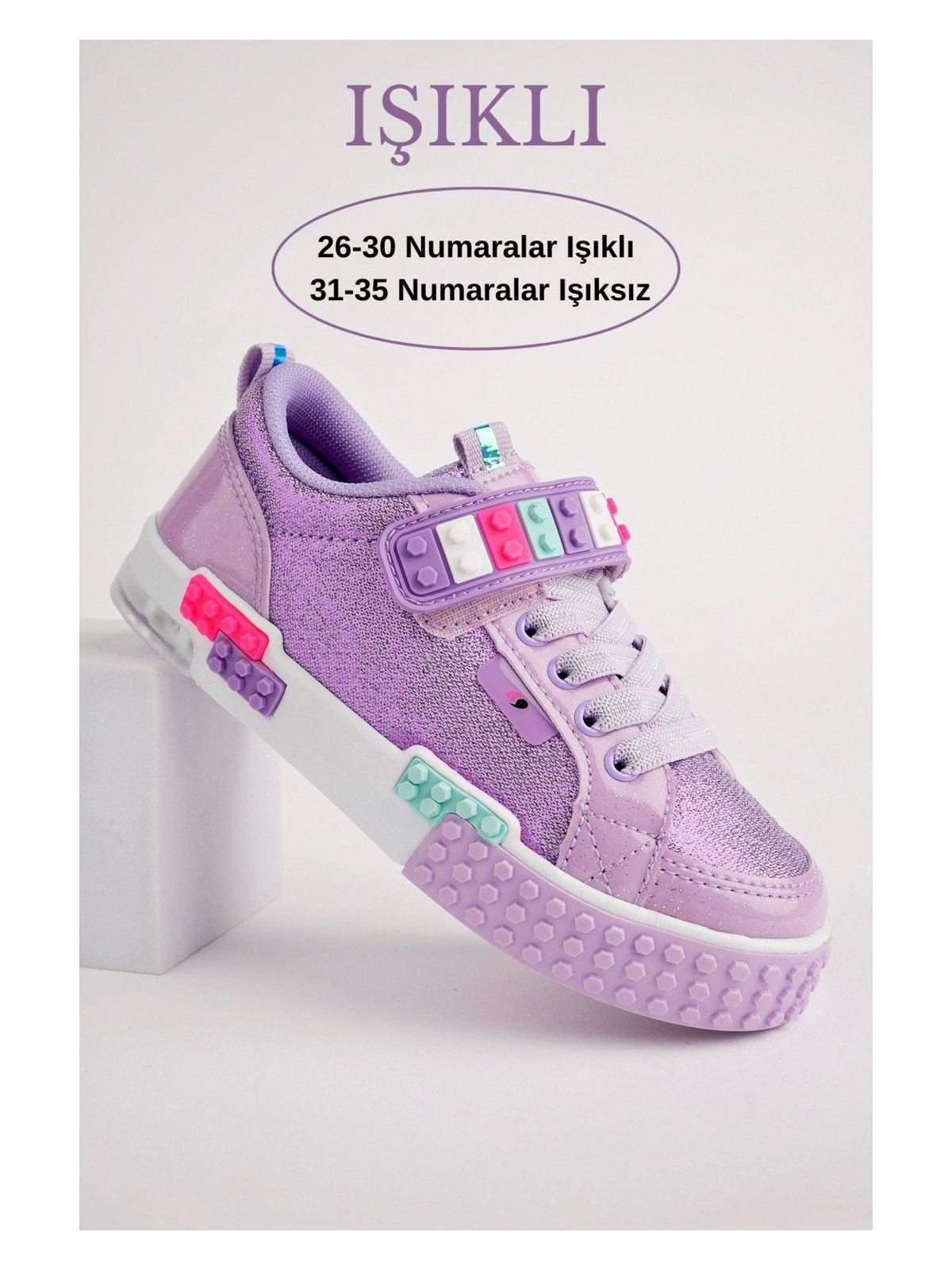 Muggo Sonic Legolu Bağcıklı Ve Cırtlı Çocuk Sneaker Spor Ayakkabı - Görsel 6