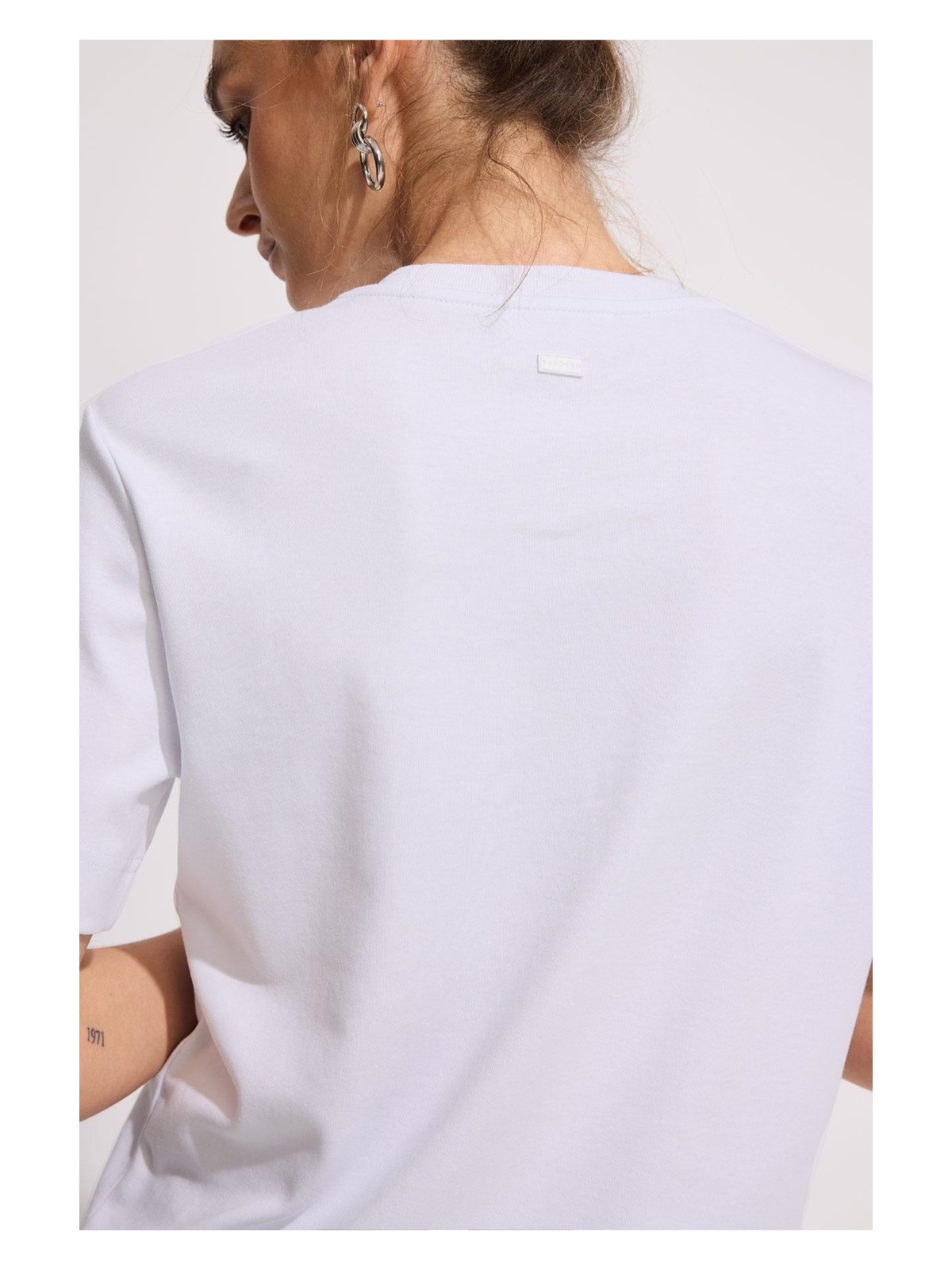 Babokah Premium Pamuk Basic Tshirt Kadın - Görsel 4