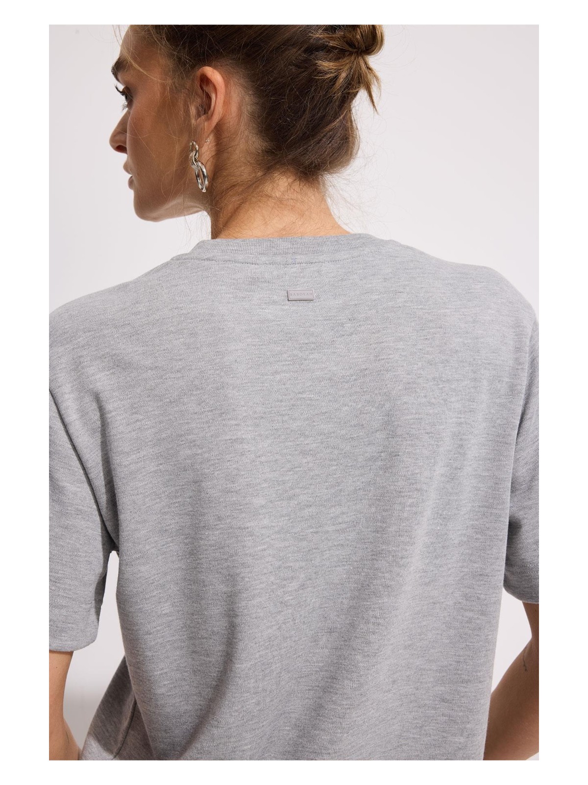 Babokah Premium Pamuk Basic Tshirt Kadın - Görsel 3