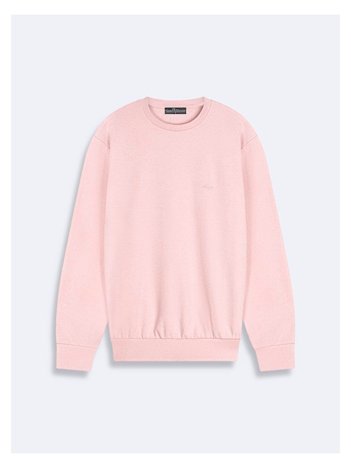 LTB Kadın Sıfır Yaka Uzun Kollu Bej Sweatshırt - Görsel 3