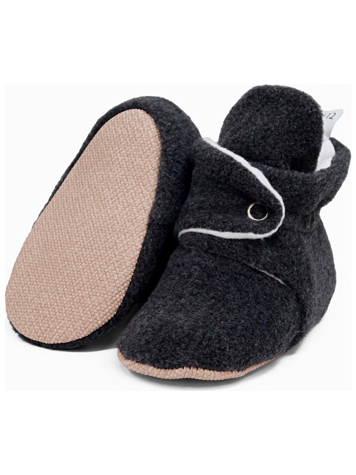 Ella Bonna Polar Bebek Pandufu, Kaydırmaz Taban, Ev Botu, Kreş Ayakkabısı Patik, Mor - Görsel 7