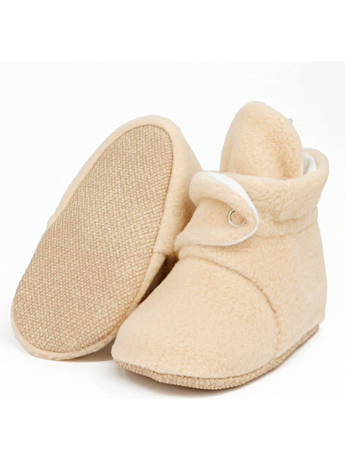 Ella Bonna Polar Bebek Pandufu, Kaydırmaz Taban, Ev Botu, Kreş Ayakkabısı Patik, Mor - Görsel 5