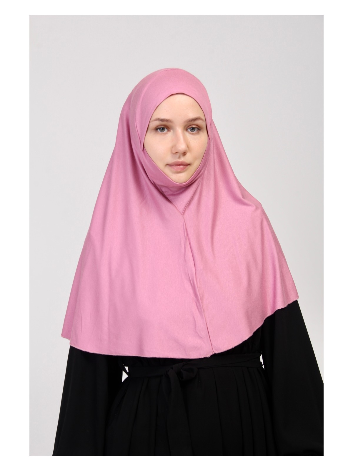 Manolyaşal İslamic Hijab Manolya Şal Pratik Eşarp Peçeli-Peçesiz Hazır Türban Sufle - Görsel 9