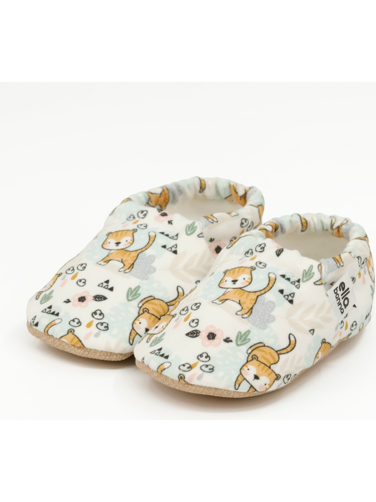 Ella Bonna Desenli Bebek Patiği, Kaydırmaz Taban, Ev Kreş Ayakkabısı Panduf, Astronot ve Uzay - Görsel 4