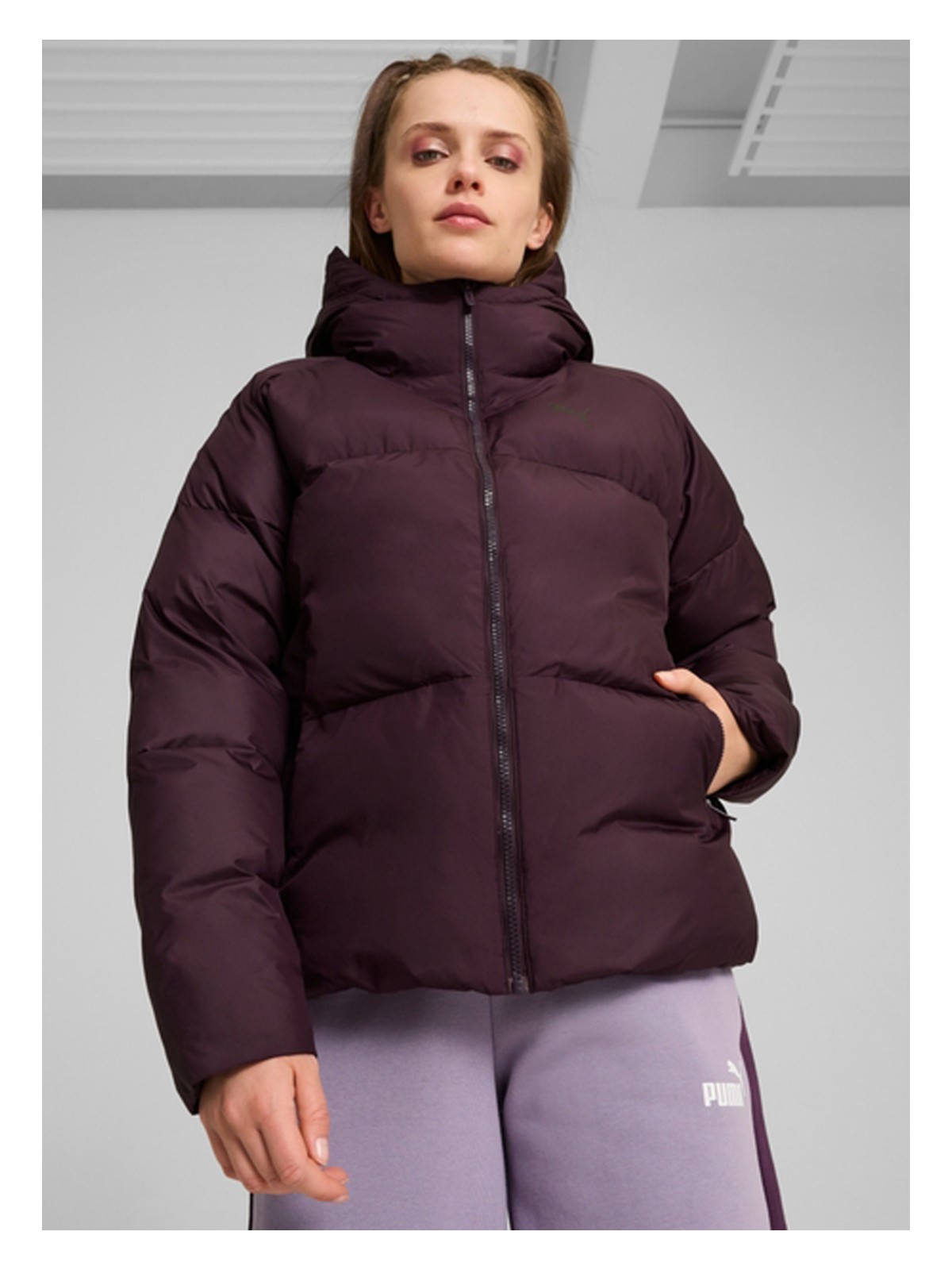 Puma Bordo Kadın Mont 62648944 Poly Puffer Jacket