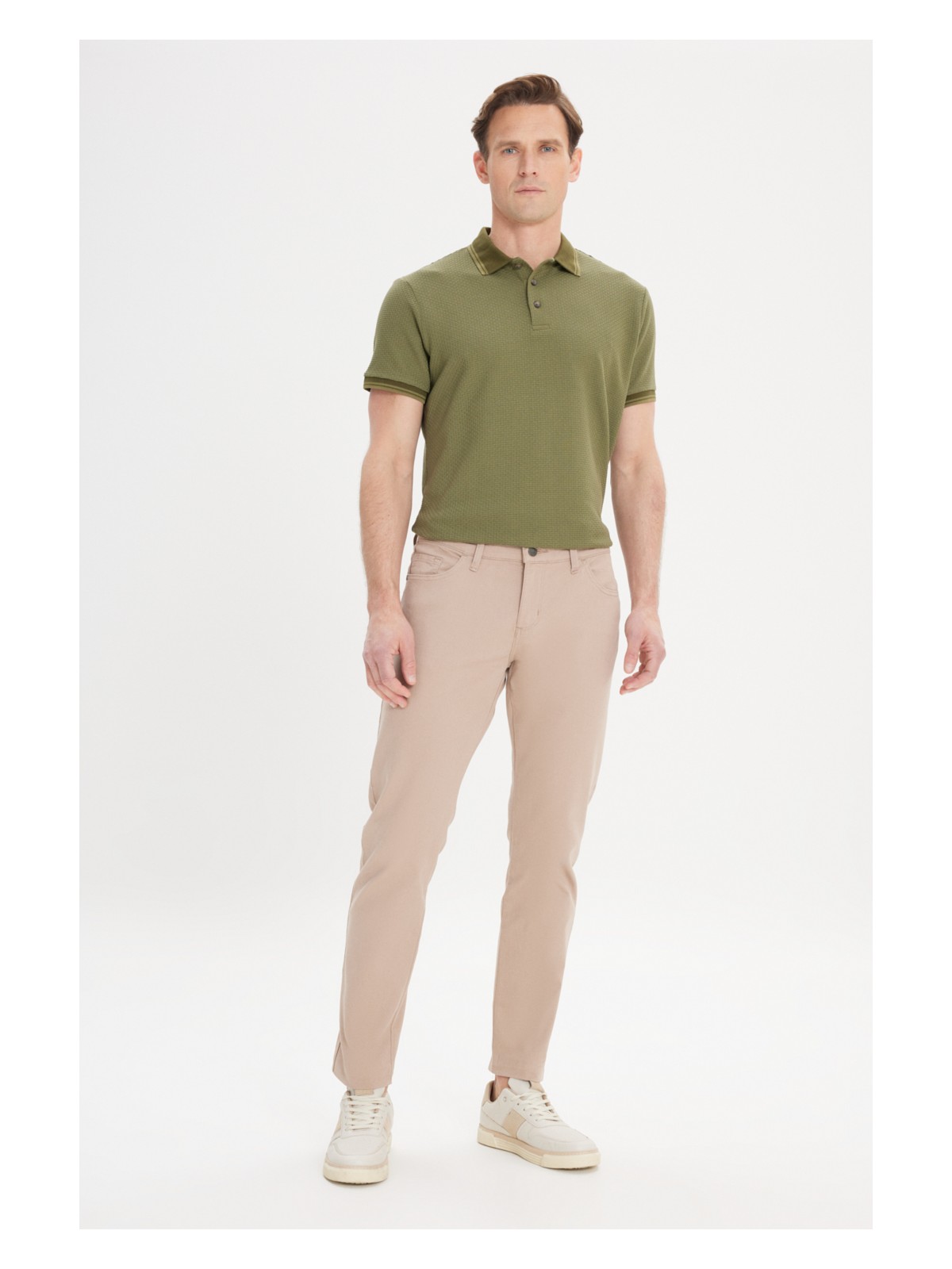 Altınyıldız Classics Erkek Siyah Kanvas Slim Fit Dar Kesim 5 Cep Pantolon - Görsel 4