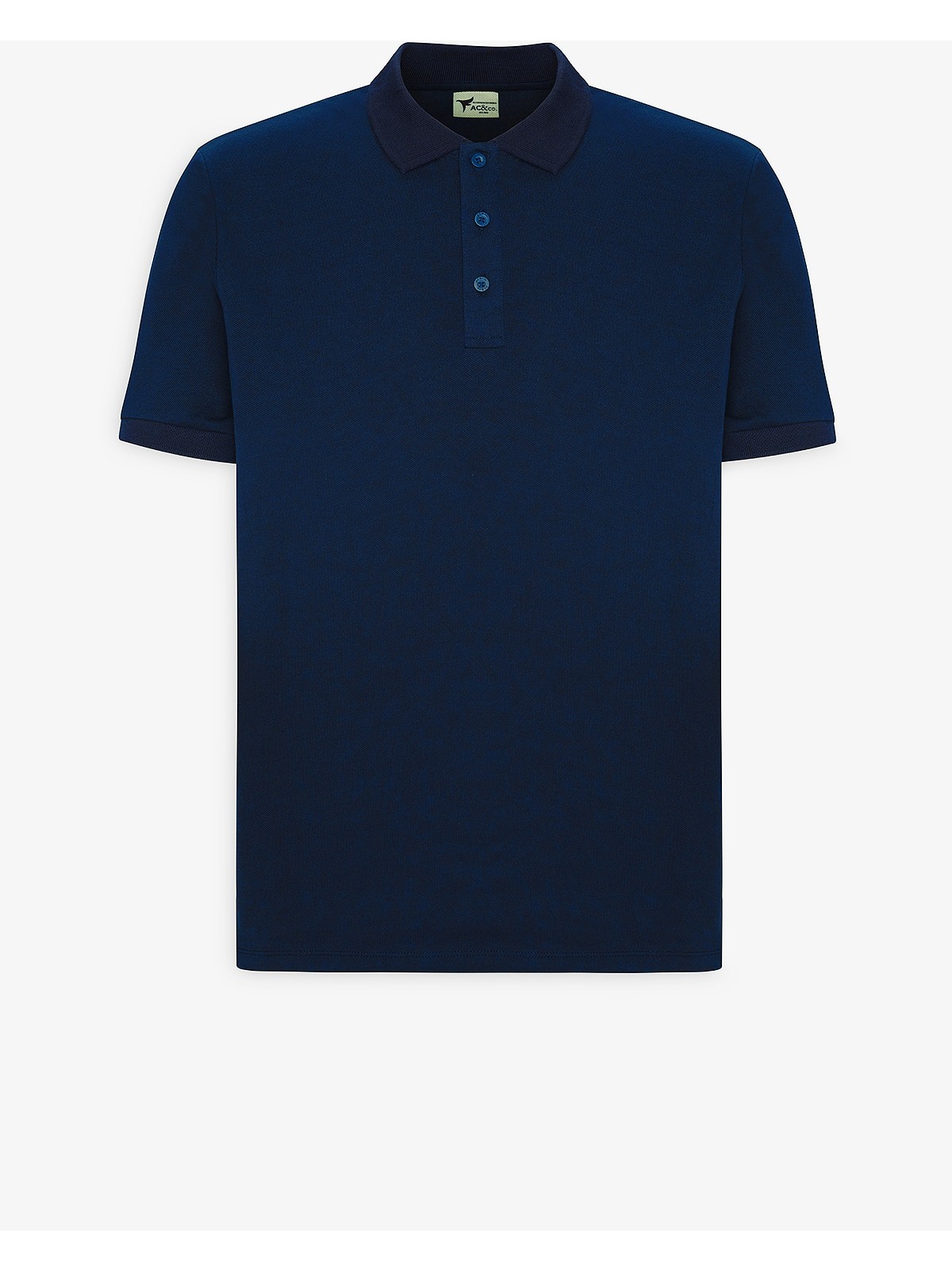 Altınyıldız Classics Erkek Çekmeyen Pamuklu Kumaş Slim Fit Dar Kesim Lacivert Kıvrılmaz Polo Yaka Tişört - Görsel 8