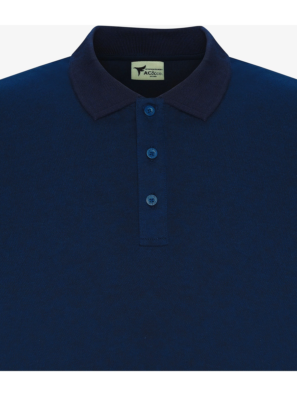 Altınyıldız Classics Erkek Çekmeyen Pamuklu Kumaş Slim Fit Dar Kesim Lacivert Kıvrılmaz Polo Yaka Tişört - Görsel 9