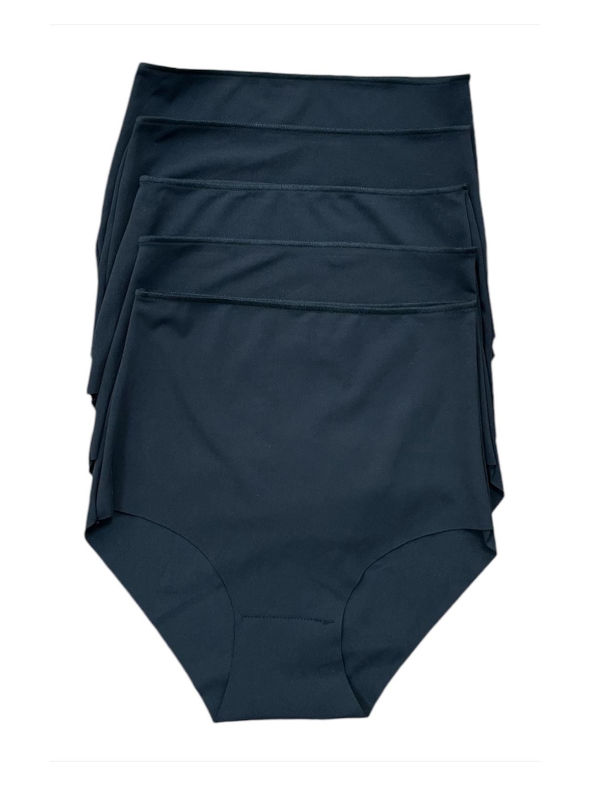 Nicoletta Kadın Külot Ekstra Yüksek Bel Lazer Kesim Esnek Iz Yapmayan 5 Li Paket Polyester Siyah