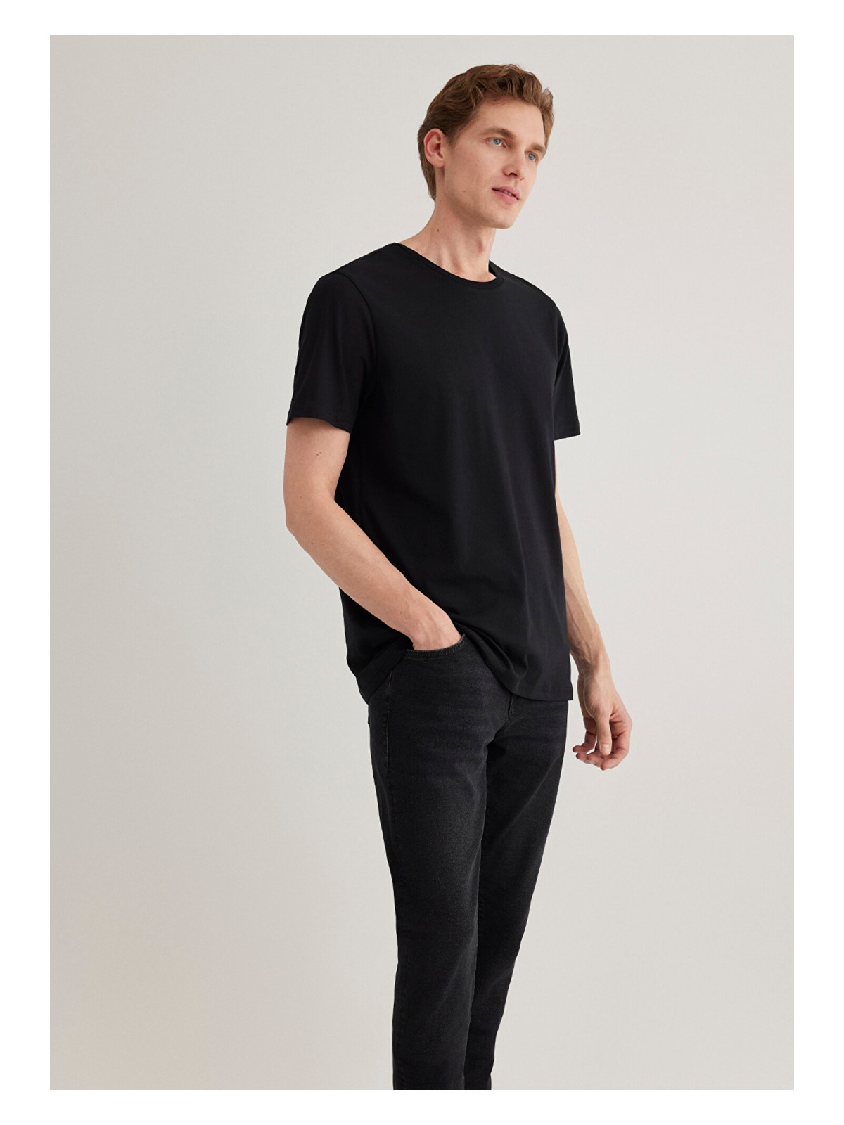 Mavi Siyah Basic Tişört 065574-900