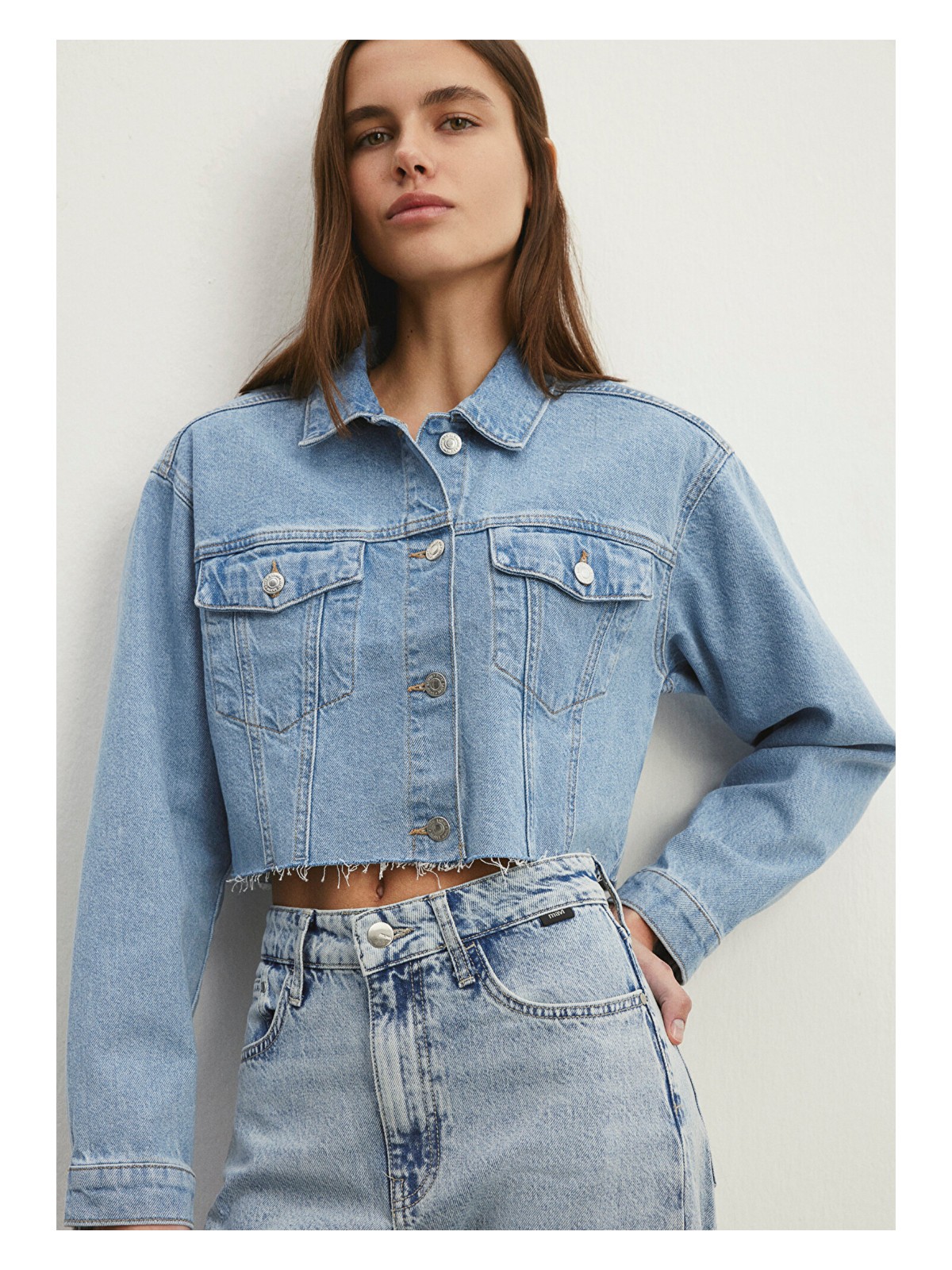 Mavi Brenda 90lar İndigo Mavisi Jean Ceket 1110118-86443