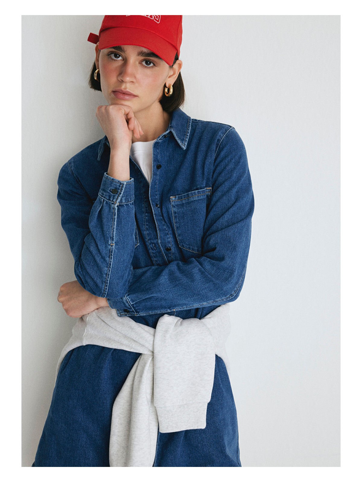 Mavi Liz Everyday Koyu Mavi Jean Elbise 130656-86430