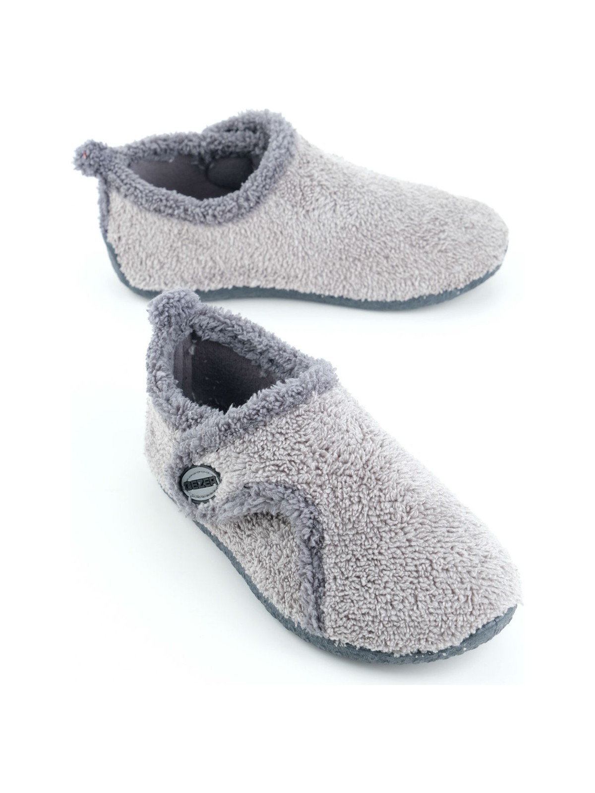 Gezer Kışlık Erkek Çocuk Peluşlu Rahat Taban Cırt Cırtlı Ayarlanabilir Ev Okul Kreş Panduf Ayakkabı - Görsel 5