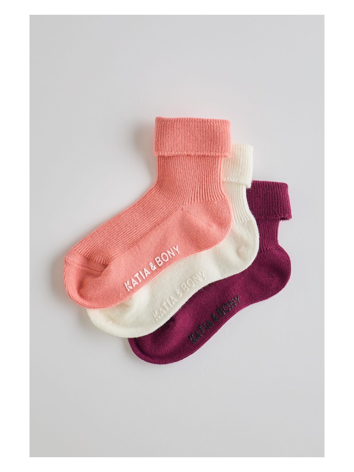 Katia & Bony Çocuk 3 lü Paket Soket Çorap Siyah MİX - Görsel 3