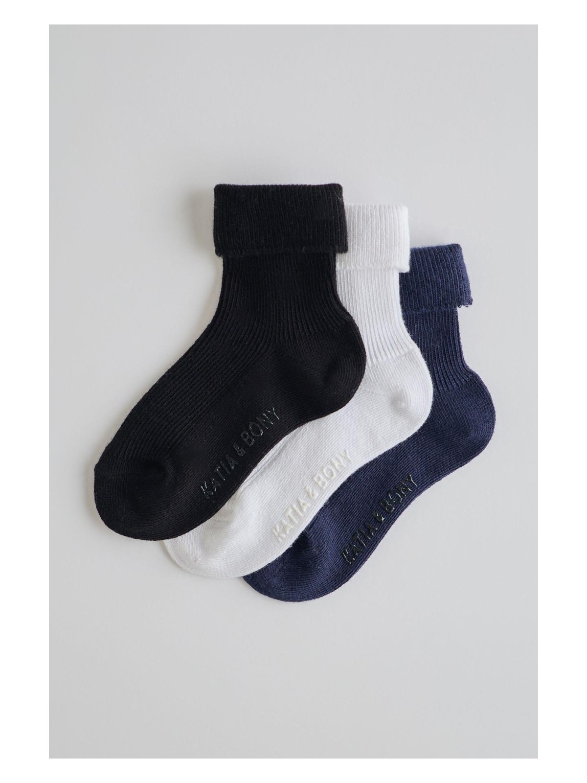 Katia & Bony Çocuk 3 lü Paket Soket Çorap Siyah MİX