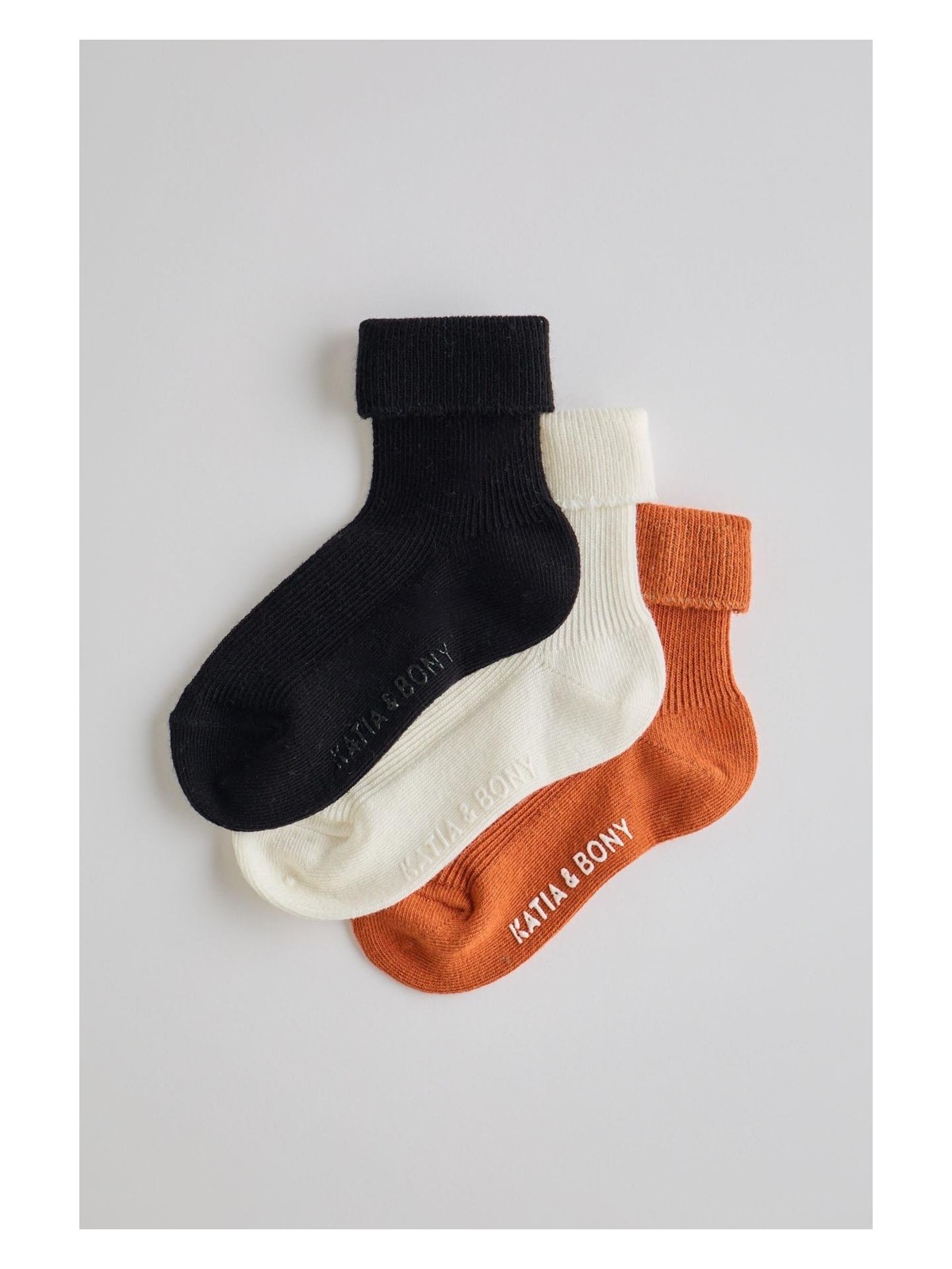 Katia & Bony Çocuk 3 lü Paket Soket Çorap Siyah MİX - Görsel 5