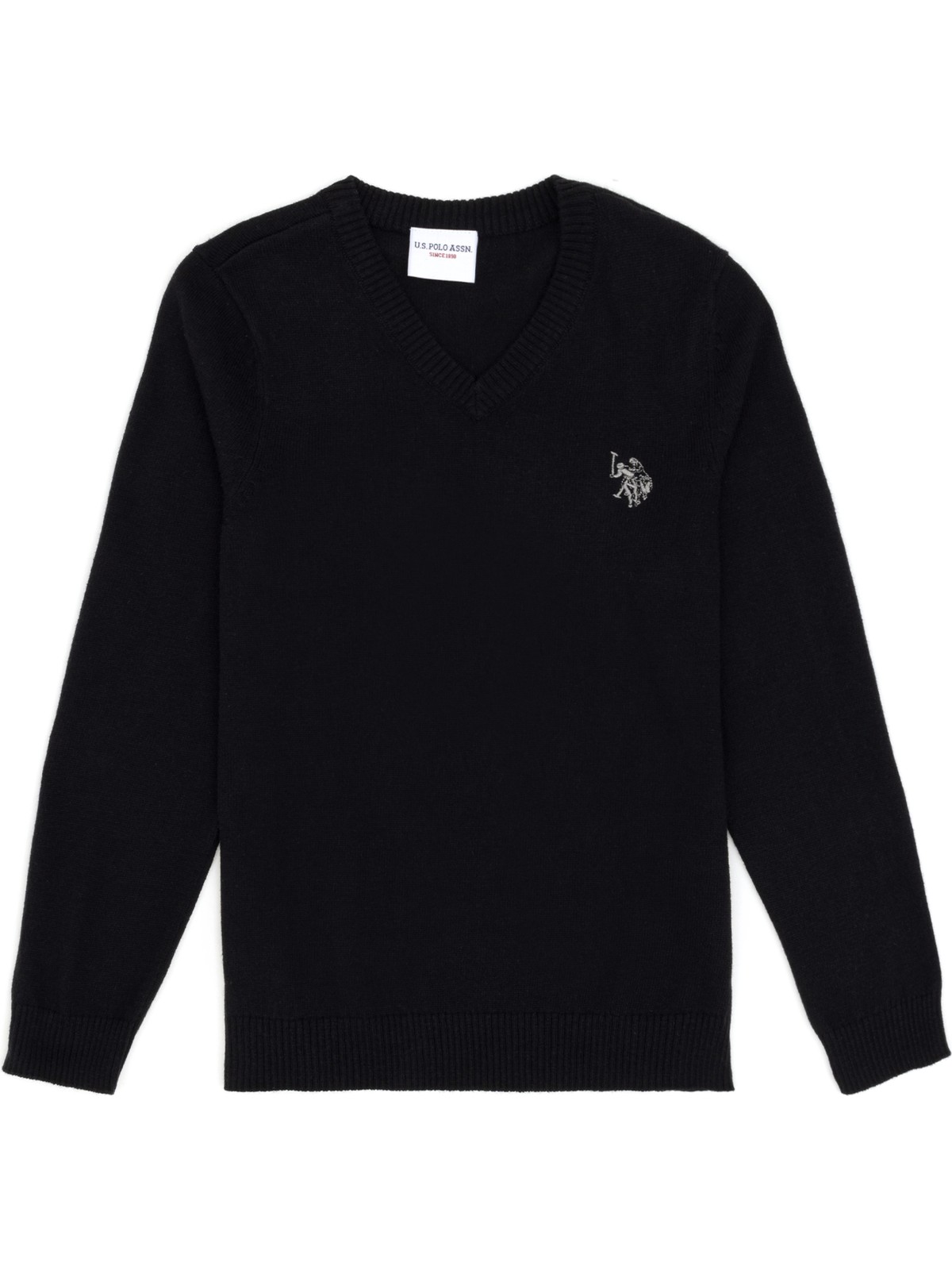 U.S. Polo Assn. Erkek Çocuk Kobalt Basic V Yaka Kazak 50294200-VR077 - Görsel 8