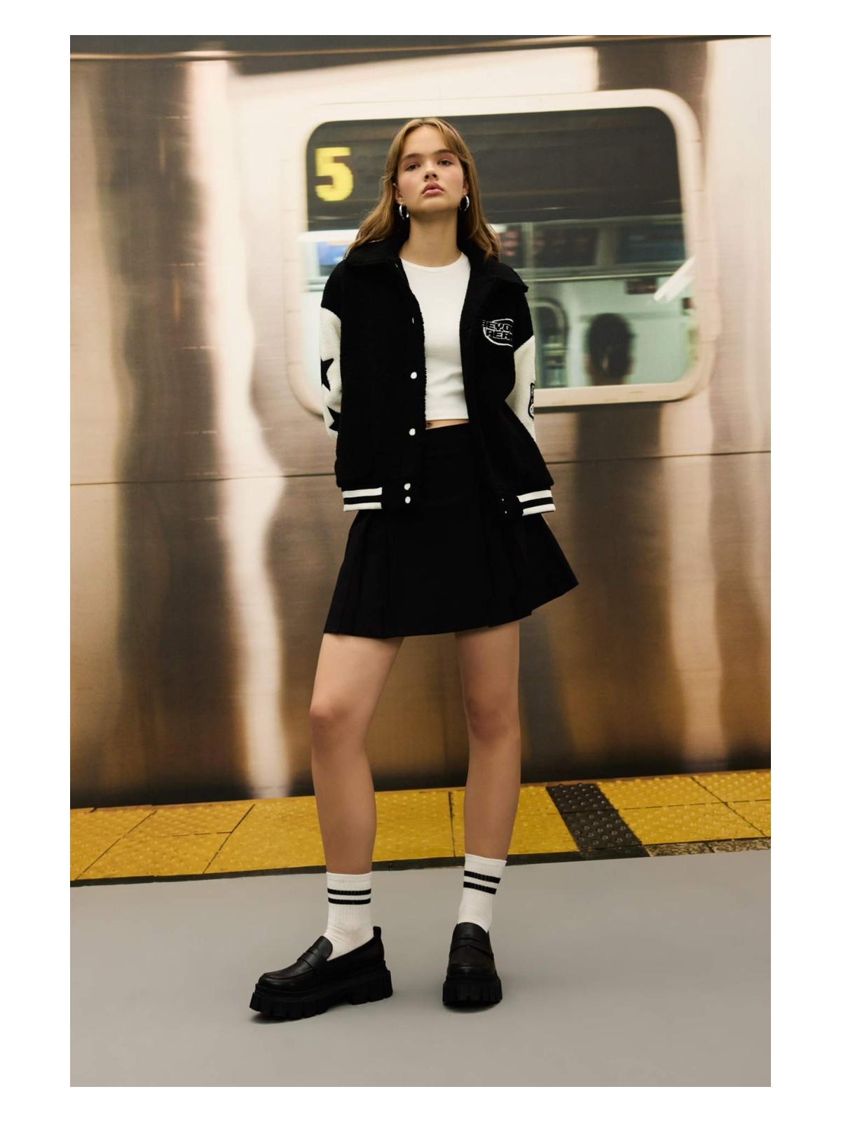 DeFacto Yüksek Bel Pamuk Astarlı Mini Etek C7581AX24AU