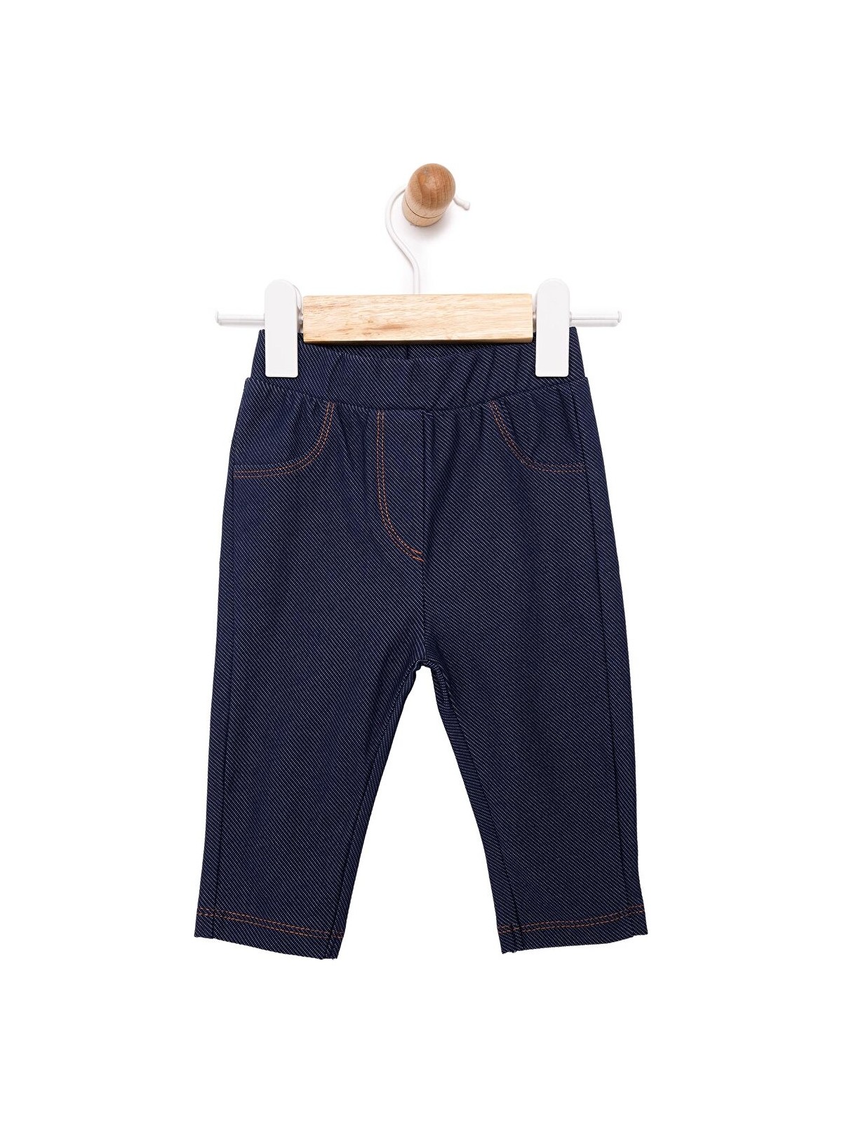 HelloBaby Basic Denim Görünümlü Tayt Kız Bebek - Görsel 3