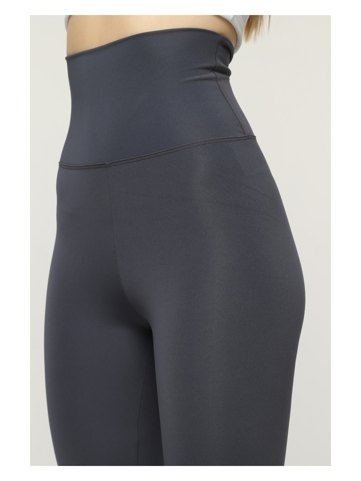 Zanaz Kadın Ekstra Yüksek Bel Sıkılaştırıcı Toparlayıcı Korse Etkili Tayt - Görsel 4