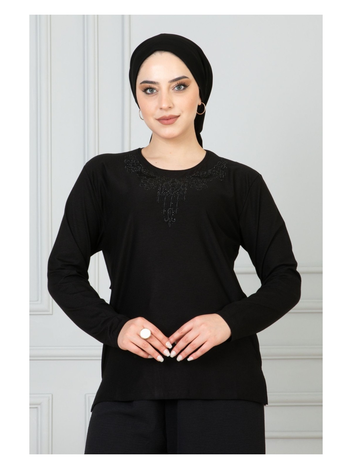 Nacar Çarşı Kadın Penye Bluz