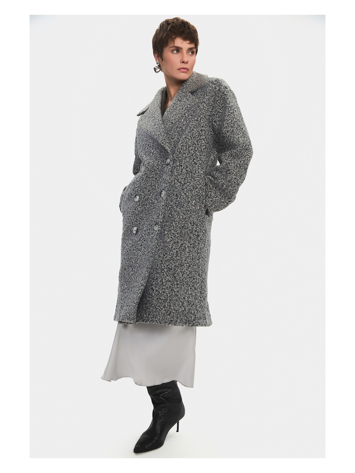 NG Style Düğme Detaylı Kaban - Görsel 4