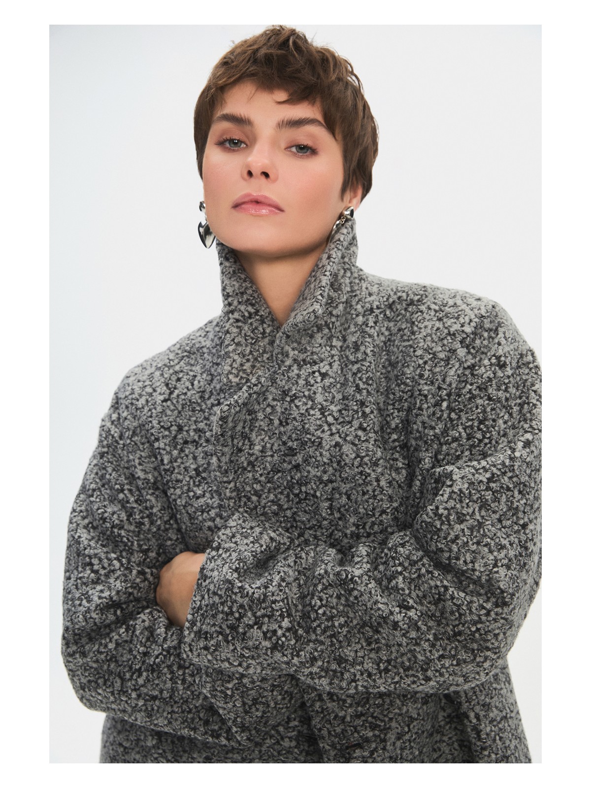 NG Style Düğme Detaylı Kaban - Görsel 3