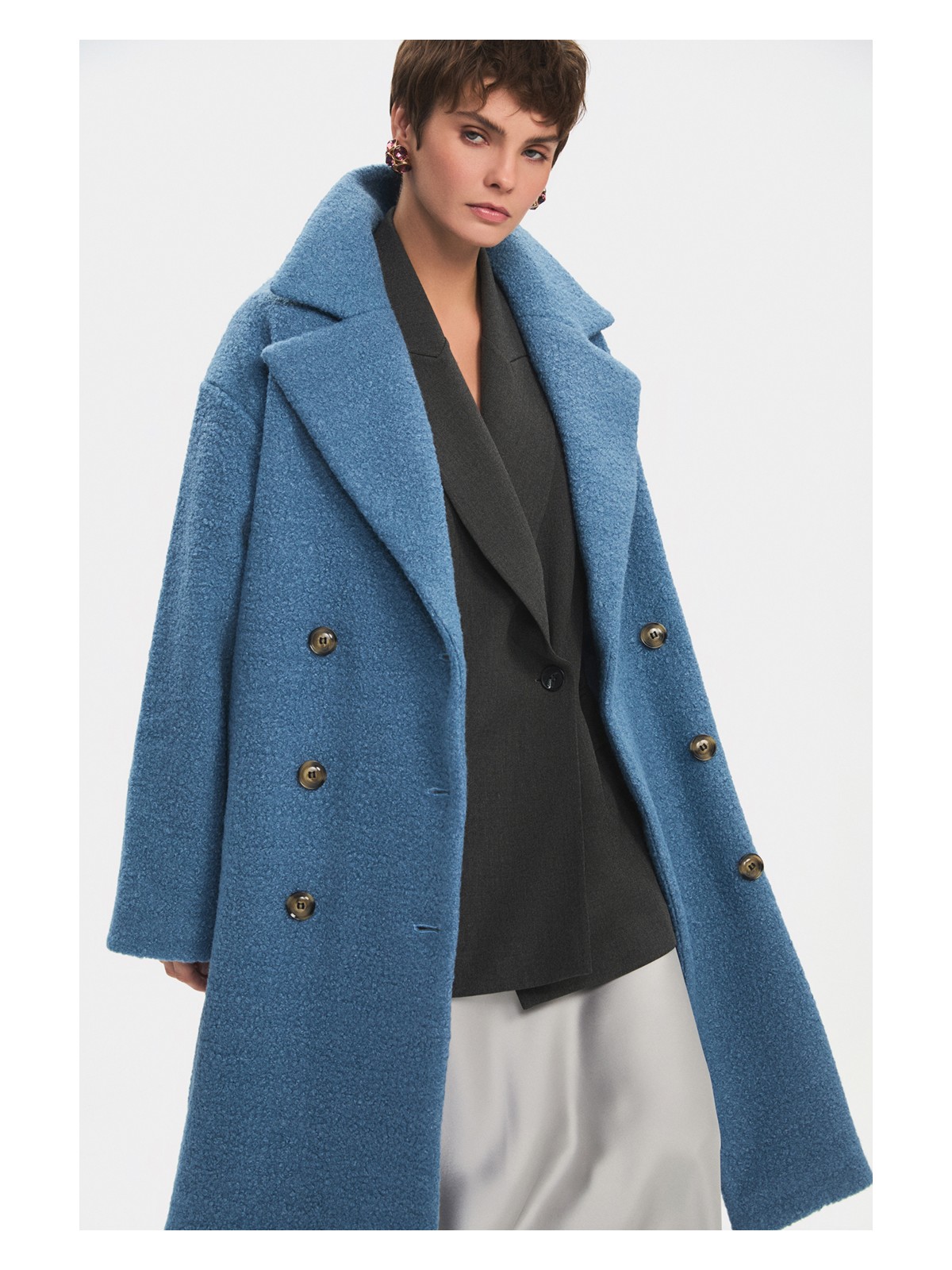 NG Style Düğme Detaylı Kaban - Görsel 4