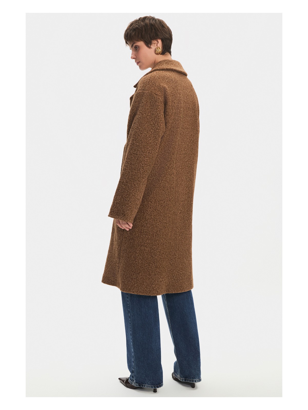 NG Style Düğme Detaylı Kaban - Görsel 5