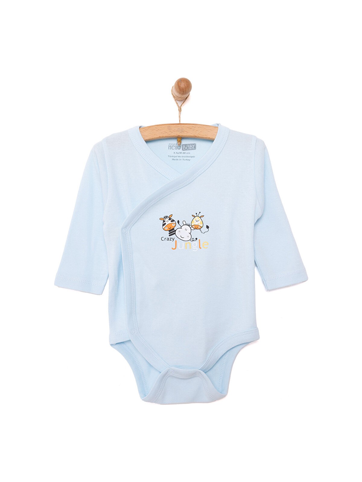HelloBaby Uzun Kol Zıbın Body Unisex - Görsel 3
