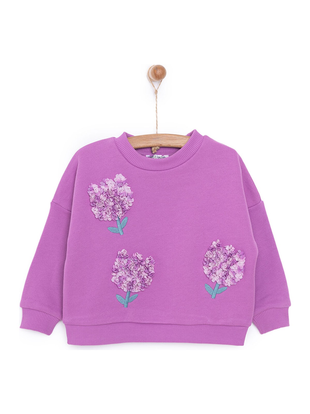 HelloBaby HelloBaby Tulip Kız Sweatshirt Kız Bebek