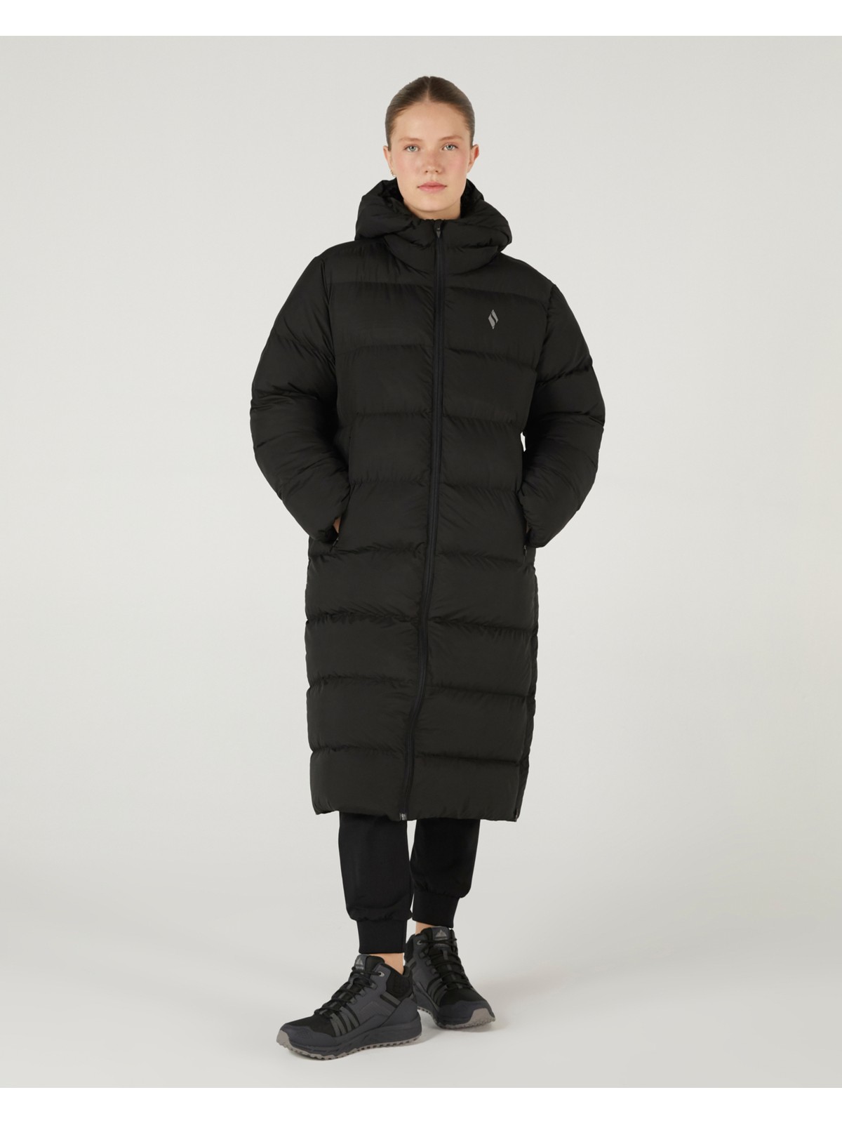 Skechers W Outerwear Puffer Jacket Kadın Siyah Mont S242132-001