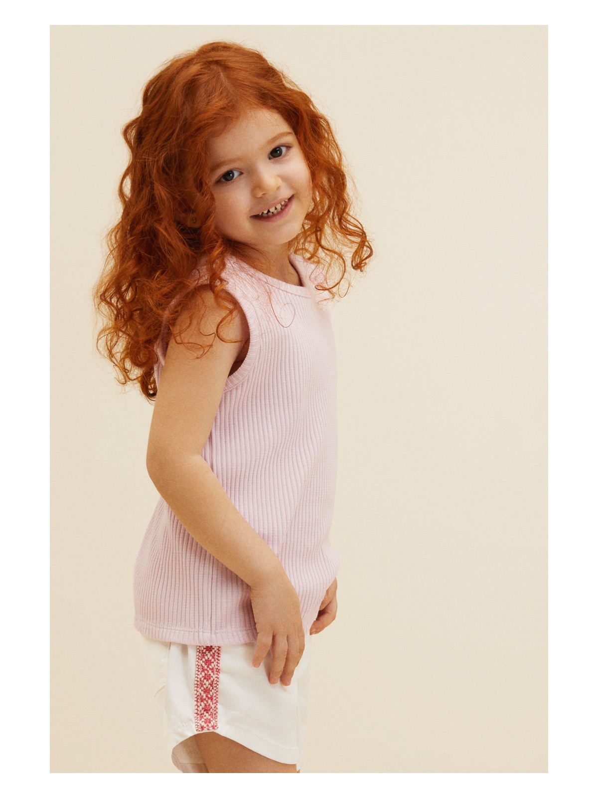 U.S. Polo Assn. Kız Çocuk Beyaz Tişört 50263692-VR013 - Görsel 3