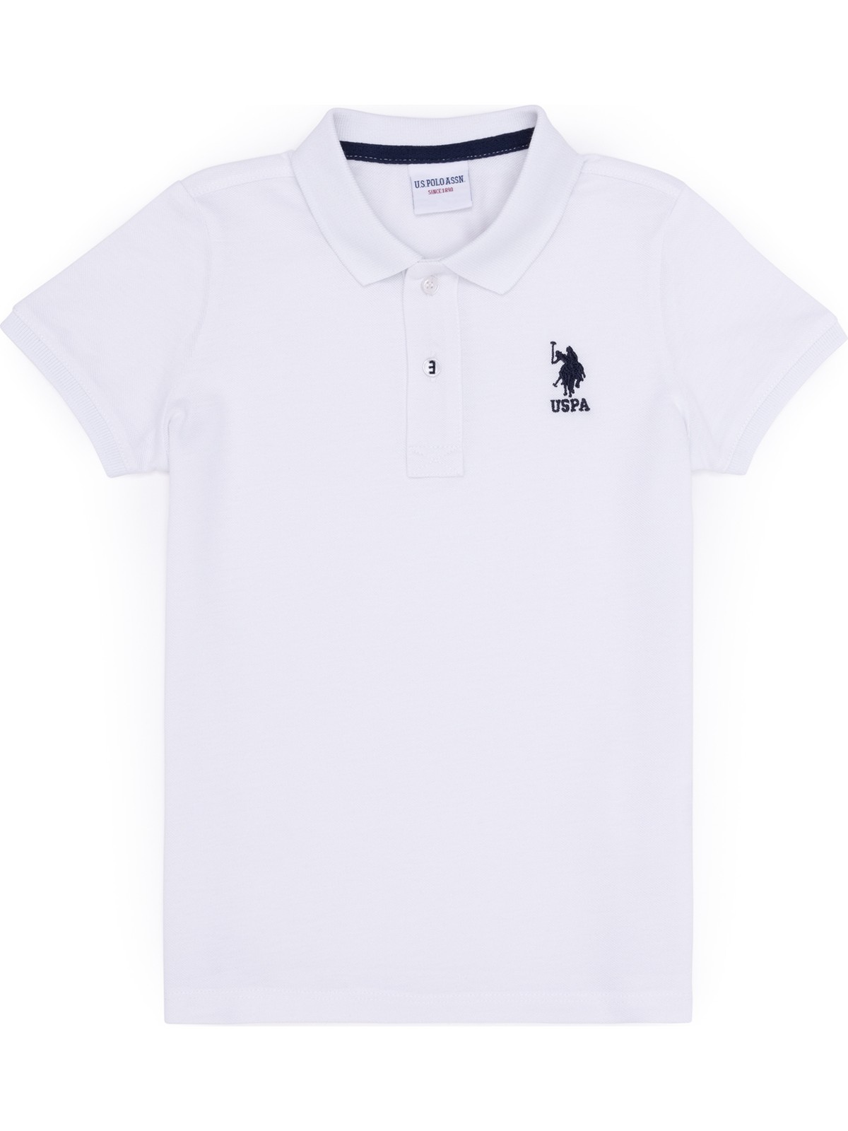 U.S. Polo Assn. Erkek Çocuk Beyaz Tişört Basic 50262958-VR013