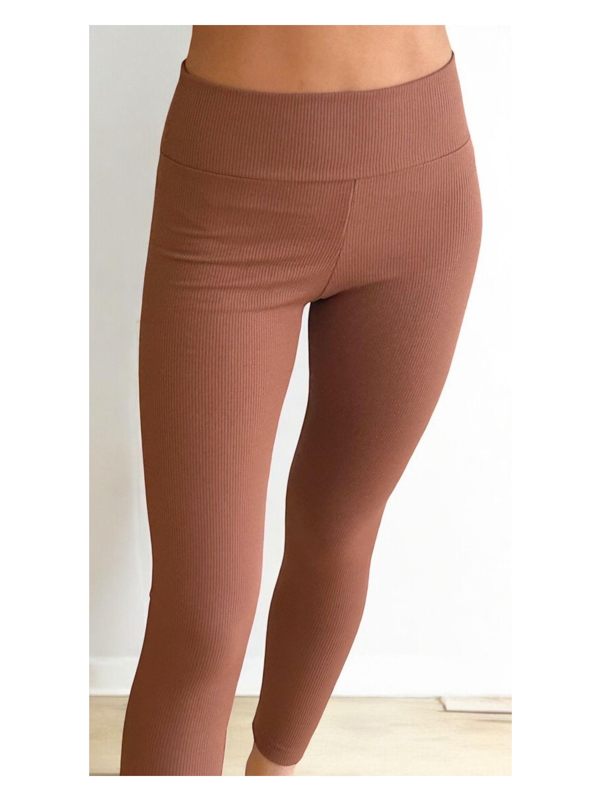 Paw Garage Yüksek Bel Kalın Bel Şardonlu Fitilli Tayt, Kışlık Tayt, Renkli Tayt