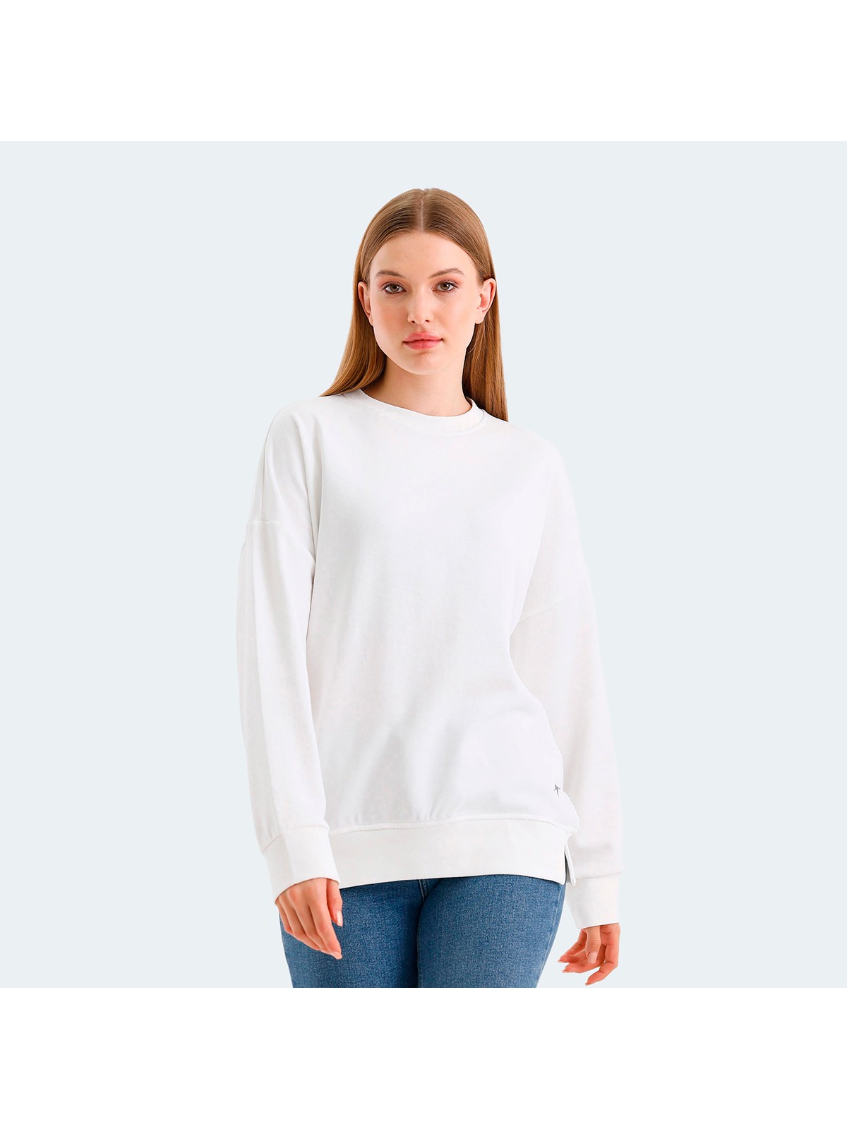 Slazenger VIRTUE Kadın Sweatshirt Kırmızı - Görsel 3