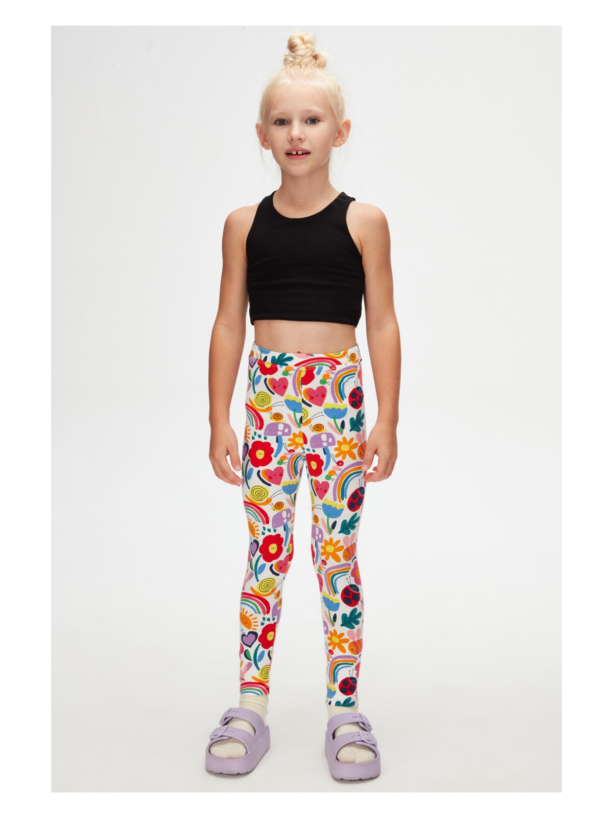 Lovetti Little Friends Kız Çocuk Desenli Yazlık Tayt