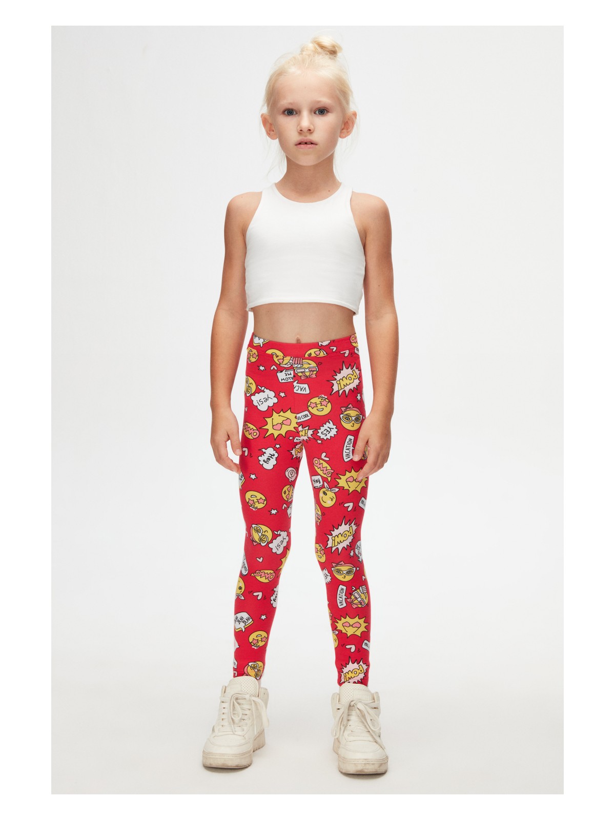 Lovetti So Cool Kız Çocuk Desenli Yazlık Tayt