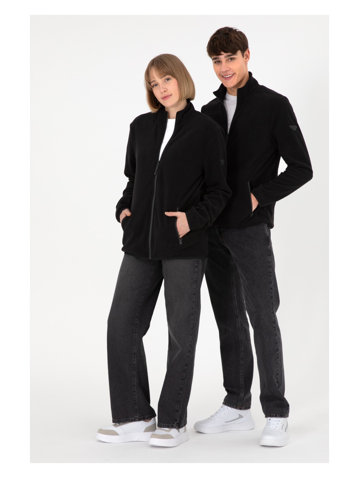 U.S. Polo Assn. Erkek Siyah Basic Polar Hırka 50298066-VR046