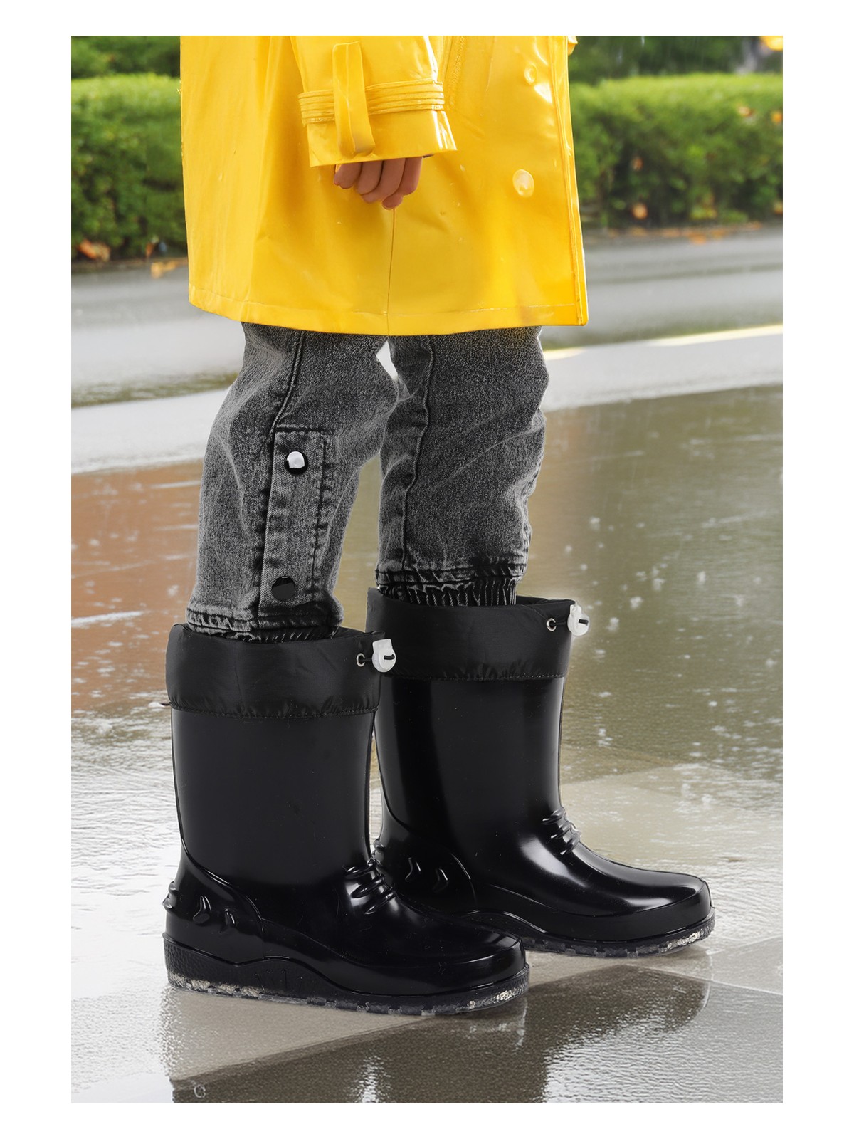 Kiko Kids Savana Su Geçirmez Erkek Çocuk Yağmur Çizmesi Kırmızı - Mavi - Görsel 5